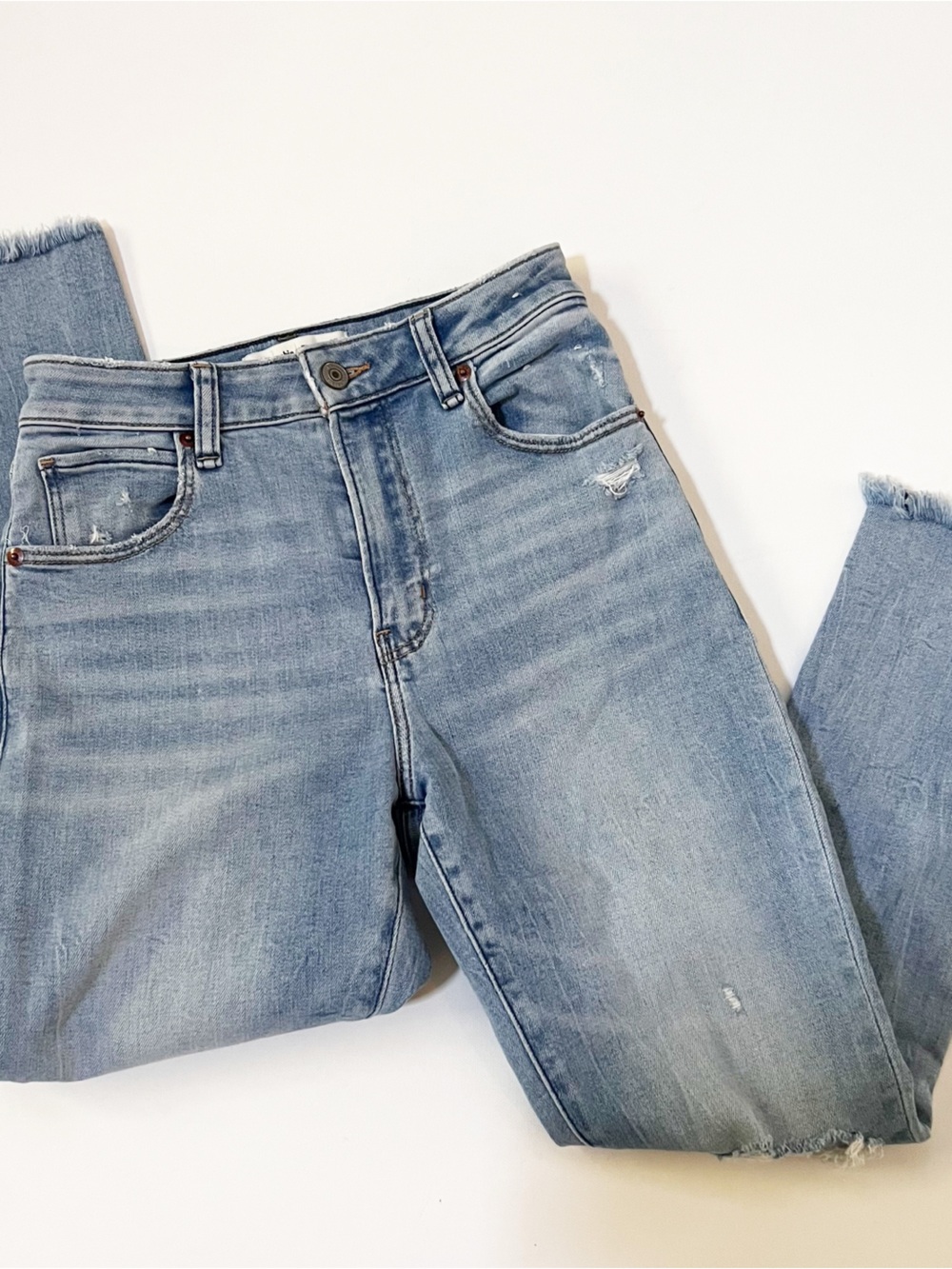 Abercrombie & Fitch The Super Skinny Ankle High Rise Curve Love size 0 25